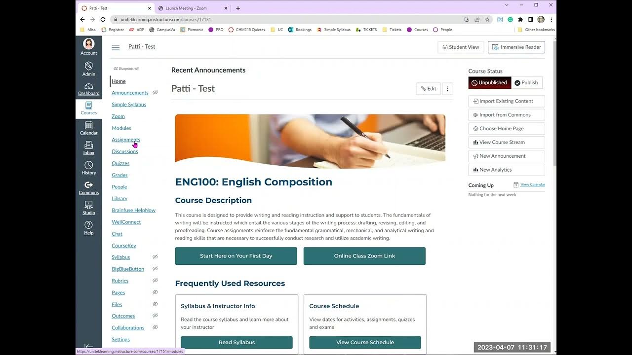 Update Canvas Due Date Individual Assignment YouTube