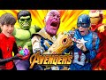Avengers Rescue The Infinity Stones! - Marvel Kids Parody #AD