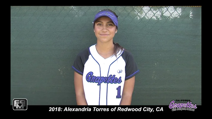 2018 Alexandria Torres Second Base and Outfield So...