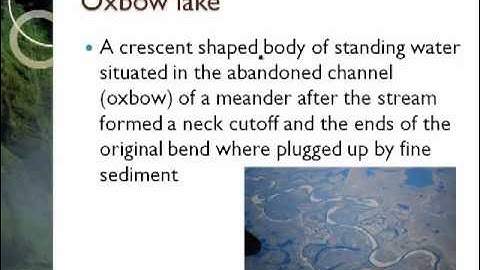 Characteristics of Low Gradient Streams (1/2)