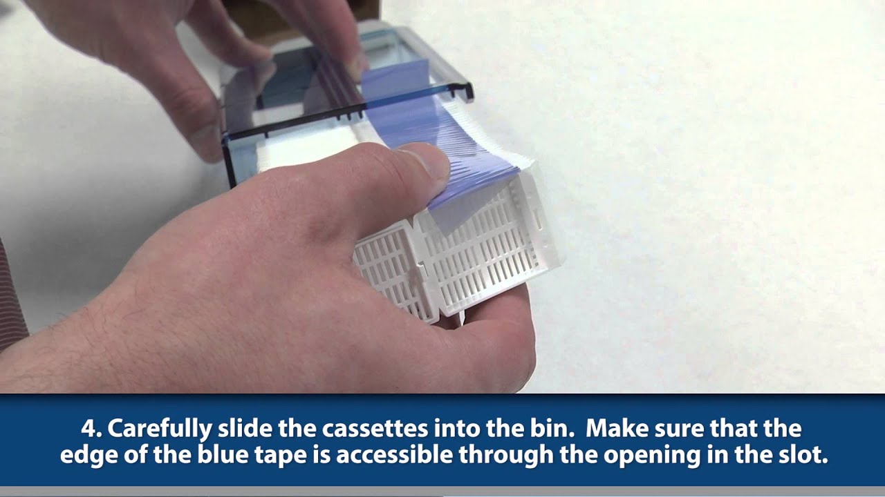 Primera Signature Cassette Printer: Loading The Autoloader - YouTube