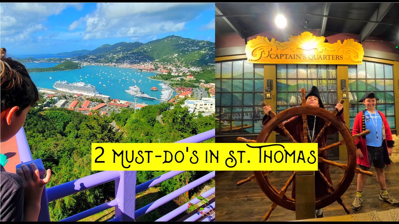 2 Must‑Do St. Thomas Attractions! Paradise Point & Pirates Treasure ...