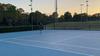 Julius Tan - Us College Tennis Recruitment Video For August 2026