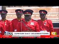 Full 17 Battalion Kenya Rifles trooping the colour at 55th Jamhuri Celebrations