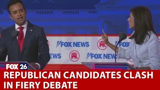 First fiery republican GOP debate