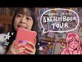 A deep dive into my Calarts Sketchbook 🔖 || sketchbook tour + talk through!!