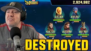 MONSTROUS OUT OF TIME TAKEDOWN  MARVEL Strike Force  MSF