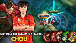 Chou Best Build And Emblem 2025 Top 1 Global Chou Build And Emblem Emman Chou Build And Emblem