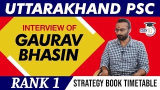 UKPSC Topper Interview Gaurav Bhasin Rank 1, How to prepare for Uttarakhand PSC - Topper Strategy screenshot 2