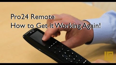 Pro24 Remote - How to Get it Working Again