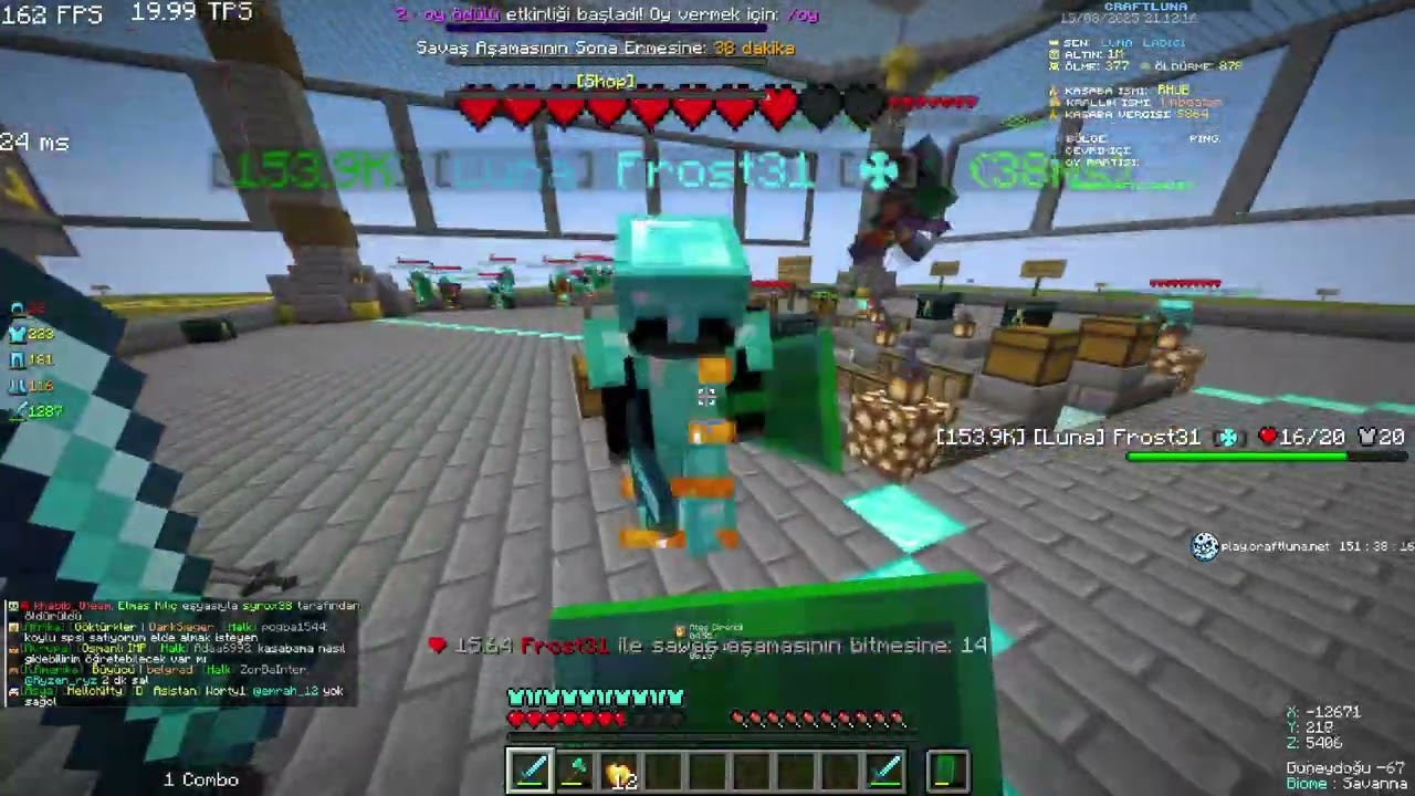 CraftLuna kill montage(Luffyezel ve PembeBalina için) @craftlunamc @PembeBalinaa @luffyezel