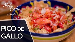 Homemade Pico De Gallo Salsa | Cinco de Mayo Recipe | Made to Order | Chef Zee Cooks