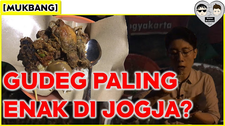 GUDEG LEGENDARIS JOGJA / GUDEG MERCON BU TINAH (인도네시아 족자카르타에서 유명한 구득 므르쫀 먹기)