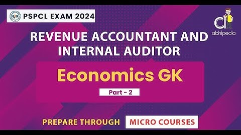 PSPCL Exam 2024 | RA / IA | Economics G.K | Most Expected Mcq
