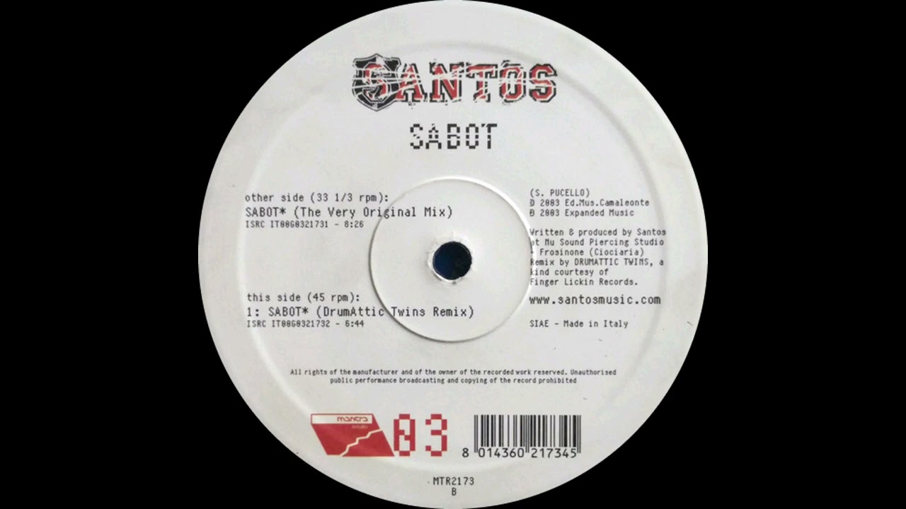 Santos - Sabot (Drumattic Twins Remix)