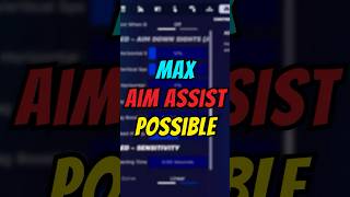 🎮SETTINGS FOR MAX AIM ASSIST in Fortnite🎯  #fortnite #controllersettings #prosettings #tutorial