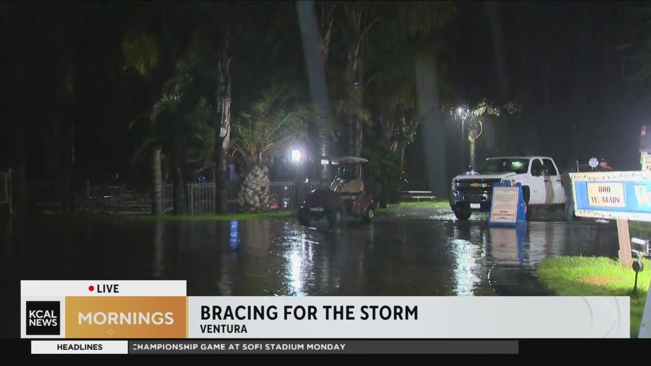 New storm moving into Southern California - YouTube