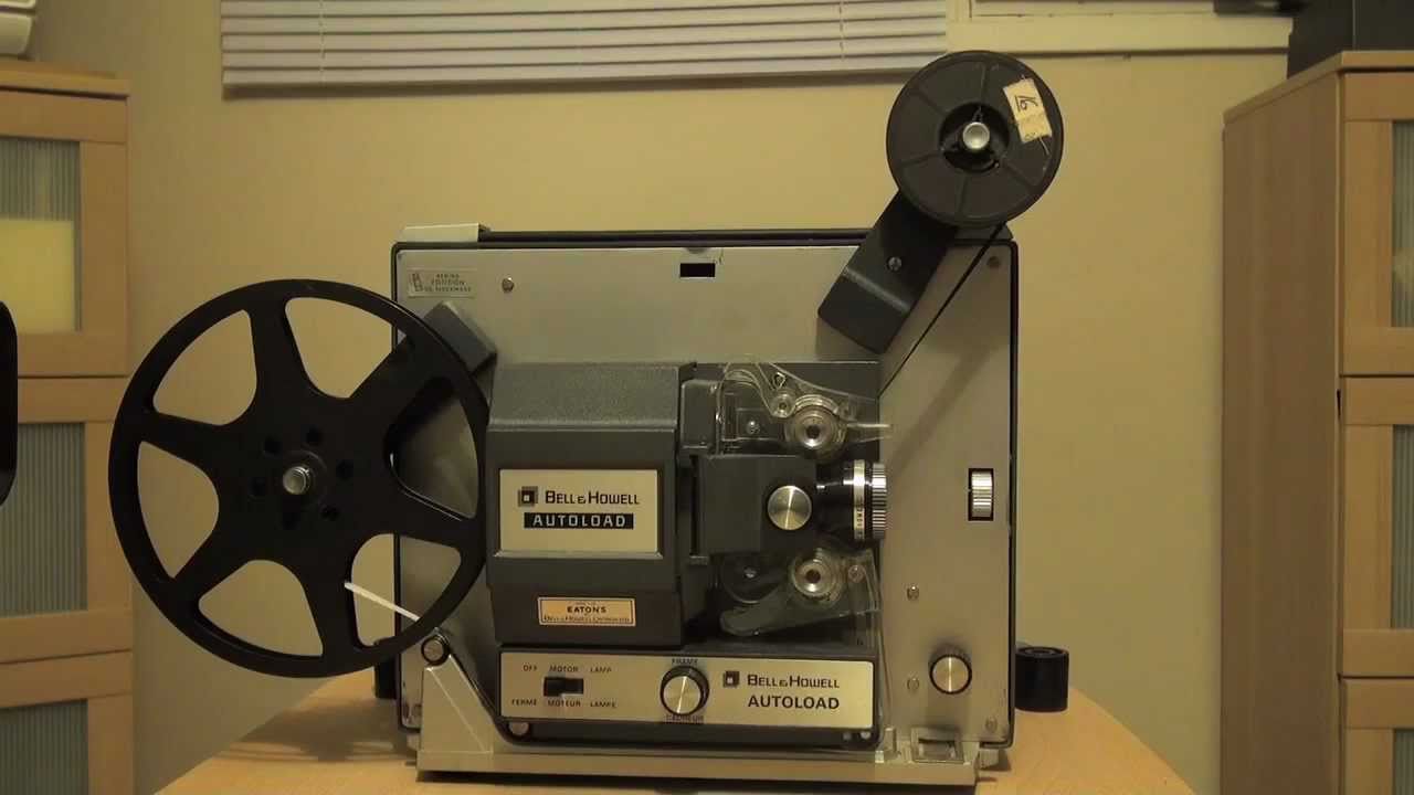 How To Load A Bell And Howell Super 8 Autoload Projector Youtube