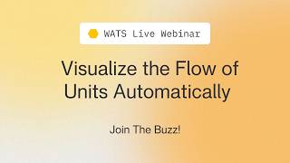 Identify flow of units and deviations with WATS Unit Flow
