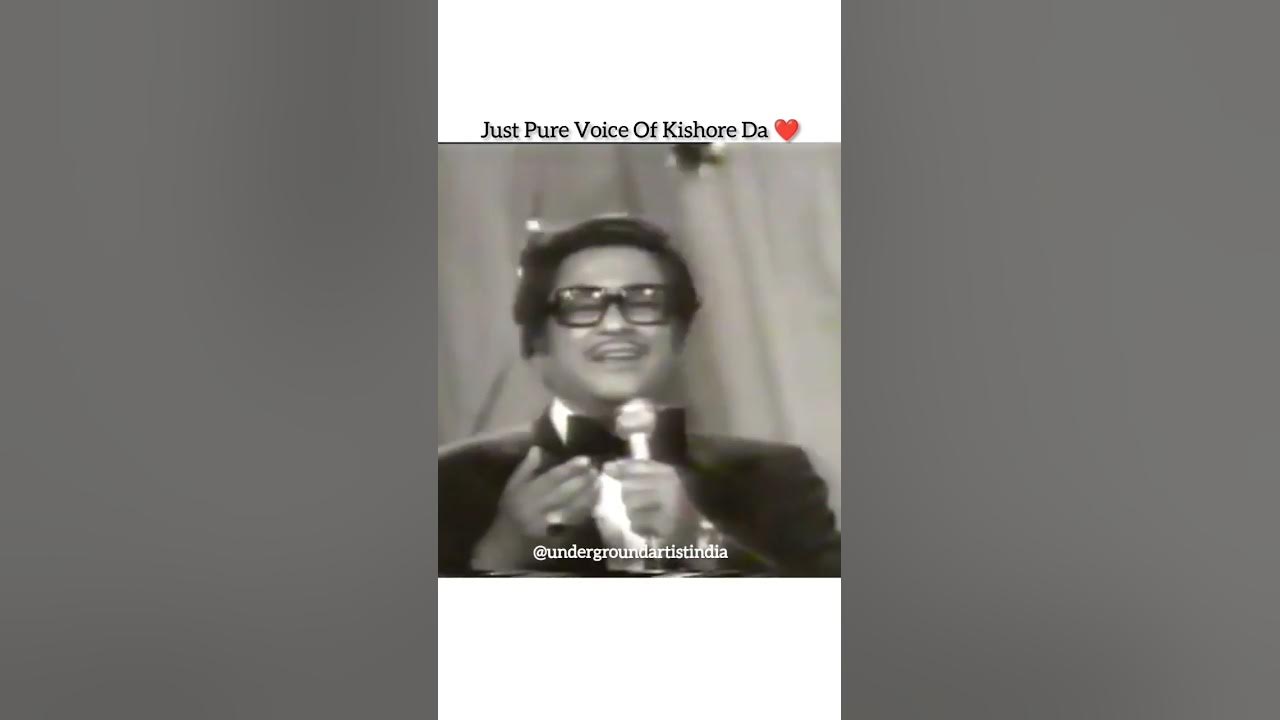 Pure voice of Kishore da❤️ Live old is gold #kishorekumar #music #hearttouching #memories#childhood