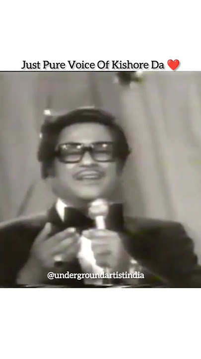 Pure voice of Kishore da❤️ Live old is gold #kishorekumar #music #hearttouching #memories#childhood
