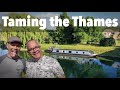 110. Taming the Thames. Narrowboat Journey on England's most FAMOUS River!