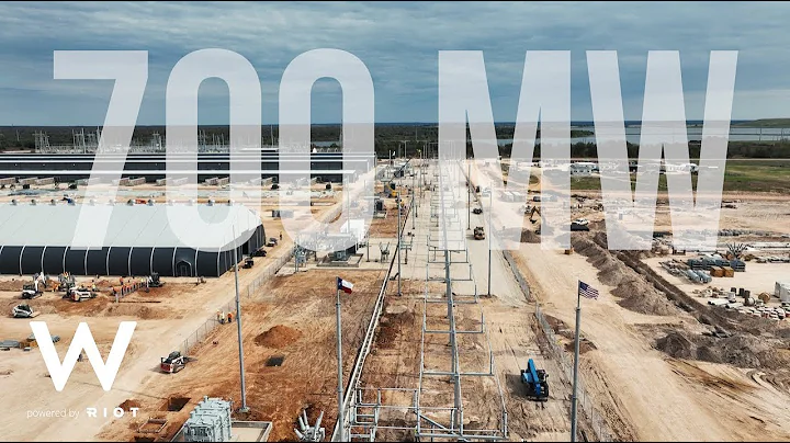 700 MW Substation | Riot's Whinstone Data Center | Rockdale, Texas