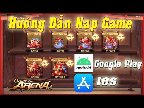 🌸Onmyoji Arena: Cách Nạp Game Đơn Giản Không Cần Thẻ Visa - Cả Google Play và IOS