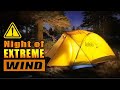 Solo Camp in 80 -100 MPH WIND STORM at Carson Pass | Sierra Nevada Mountains