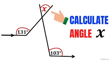 Find angle X | Learn how to Solve this Geometry problem Quickly