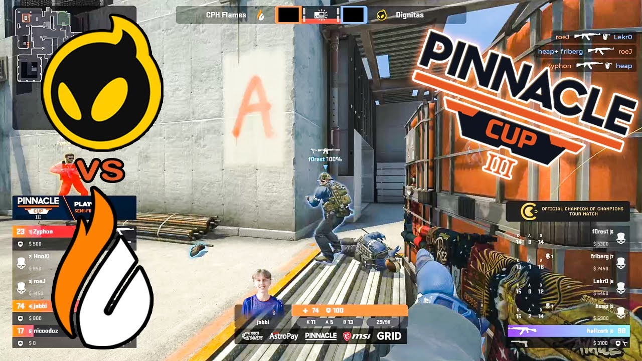 Dignitas vs Copenhagen Flames [Semi-final | BO3][Pinnacle Cup III] - CS:GO HIGHLIGHTS