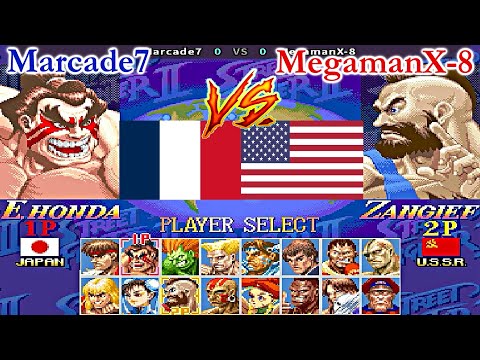 Super Street Fighter II X: Grand Master Challenge - Marcade7 vs MegamanX-8