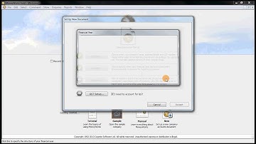 Moneyworks - opening new company file