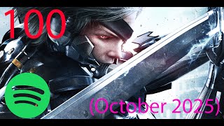 Top 100 Most Streamed Video Game Songs On Spotify (October 2025)