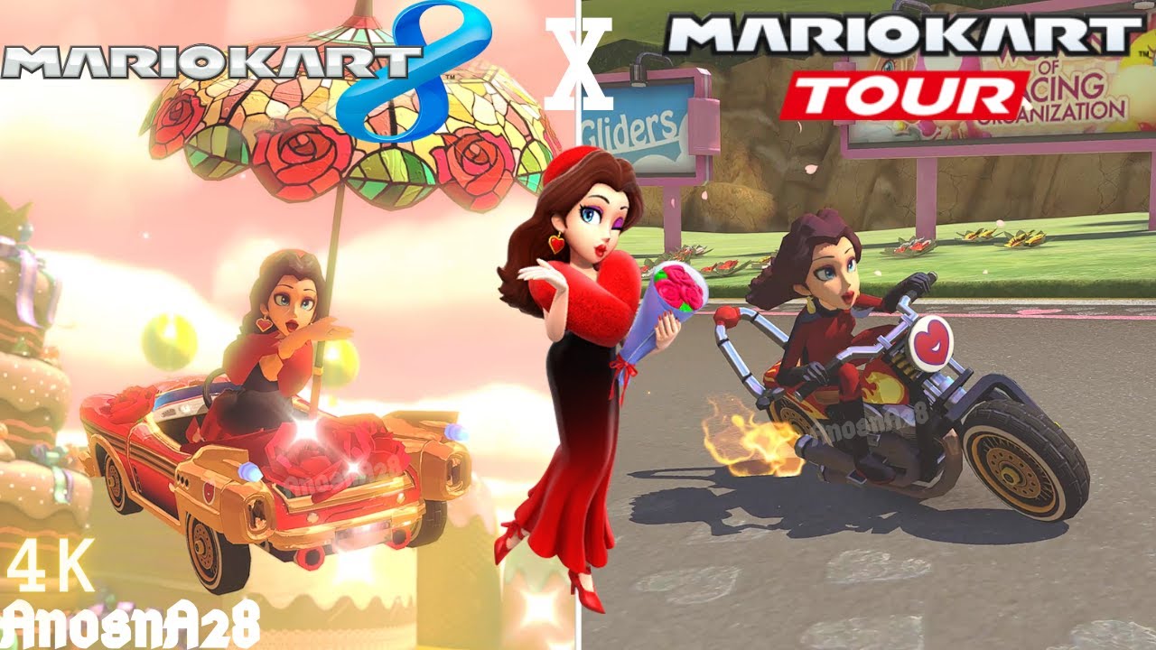 Mario kart 8: Pauline (Rose) From Mario Kart Tour [4K]