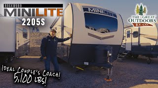 The Ideal Lightweight Couples Coach!  2024 Rockwood Mini Lite 2205S