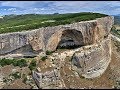 Крым 2019,Бахчисарай, пещерный город, Качи Кальон, Монастырь, Снято на квадрокоптер, видео 4К