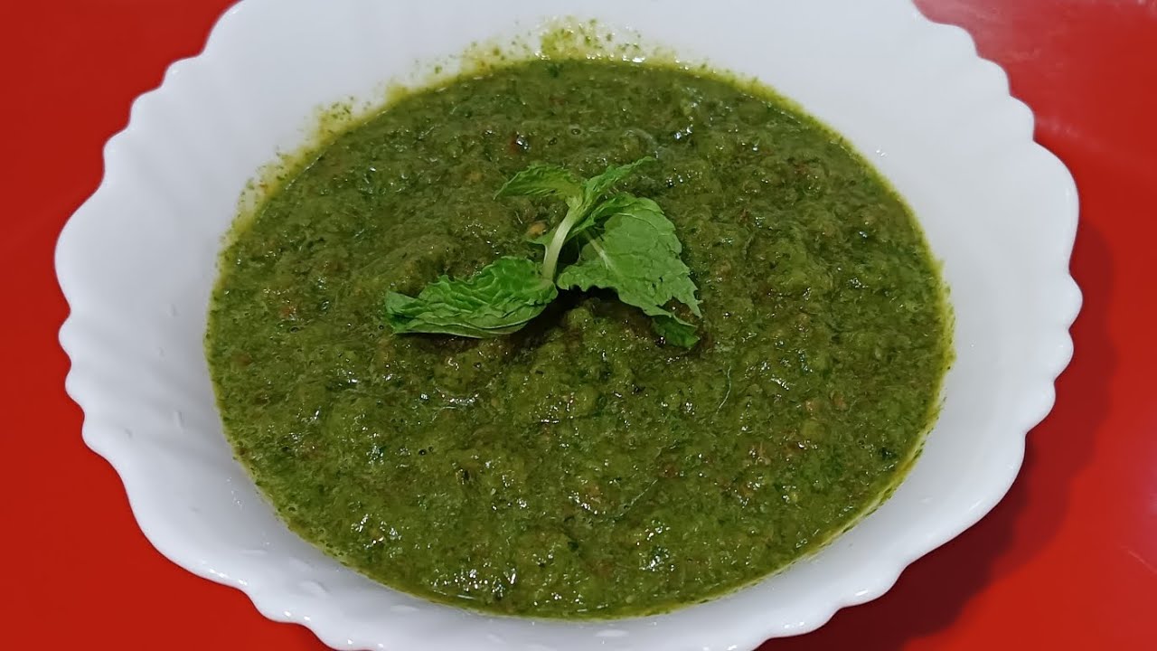 Mint chutney. coriander & mint chutney YouTube