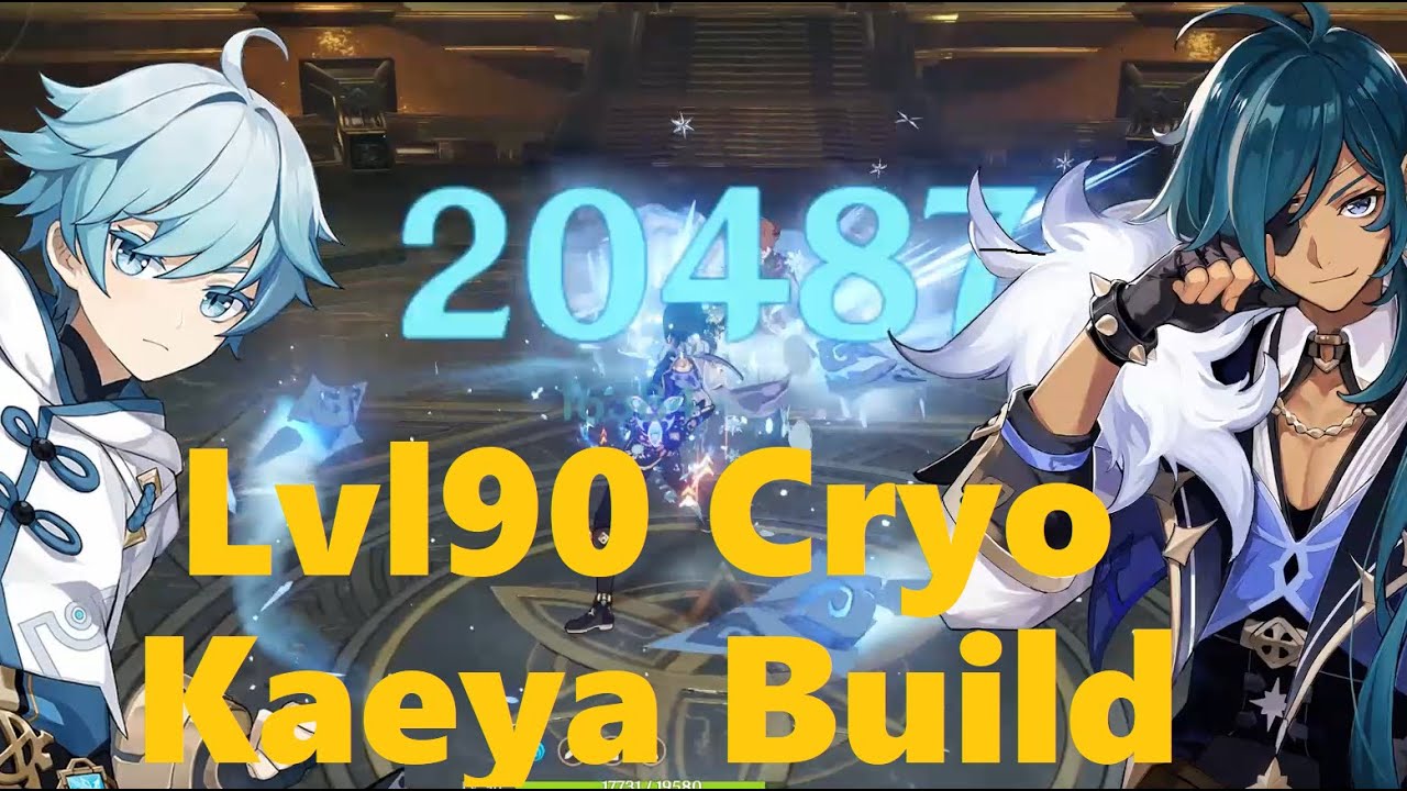 Level 90 Kaeya Cryo Build | Genshin Impact - YouTube