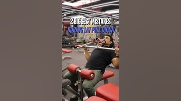 2 Biggest mistakes during Lat Pull Down !! #shorts