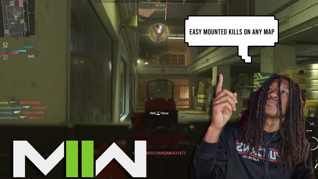 HOW TO GET MOUNTED KILLS EASY WITH ANY GUN ON ANY MAP IN MODERN WARFARE 2| COD MODERN WARFARE 2