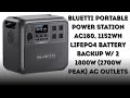 1800W Portable Power Station with Solar Support | BLUETTI AC180 Short Review
