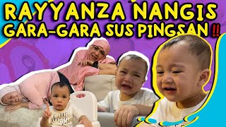 RAYYANZA NANGIS SUS PINGSAN !! MAMA RIETA GAK BERHENTI MAIN SAMA RAYYANZA.. @RansEntertainment