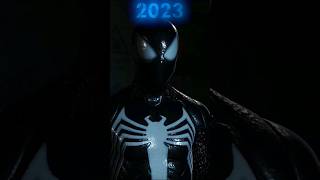 Spider-Man 2 / Silhouette {Edit/Short} Peter Parker 2018 Vs 2023 #shorts #spiderman #fyp #ps5