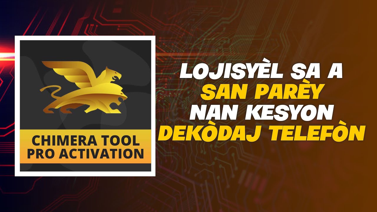LOJISYÈL SA A SAN PARÈY NAN DEBLOKAJ TELEFÒN (CHIMERA) / NÒMALMAN LOLL #chimeratool #chimera