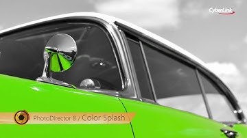 PhotoDirector - Using Color Splash