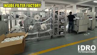 Pleated Filter Cartridge Production Line – Full Manufacturing Process-INDRO