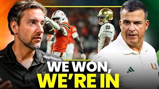 Miami BELONGS in the CFP! Mario Cristobal Makes His Case | OutKick The Show w/ Clay Travis