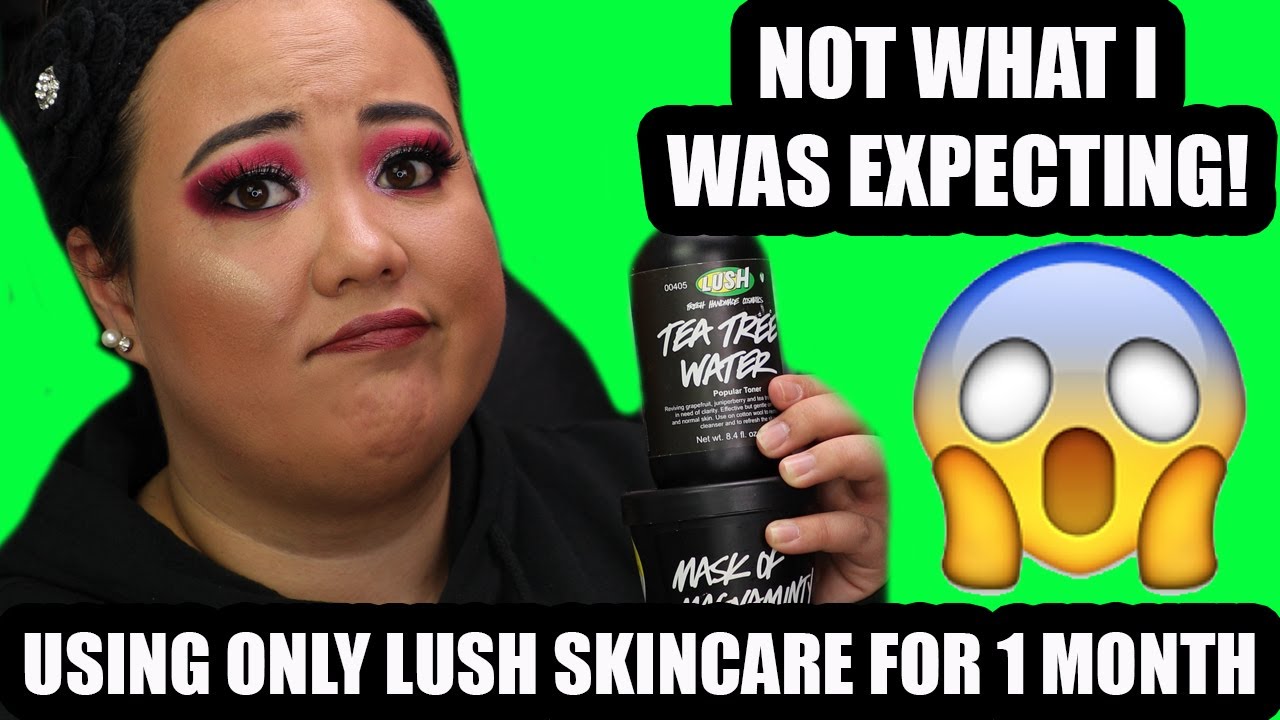 I USED ONLY LUSH SKINCARE FOR ONE MONTH My Results + What I Learned