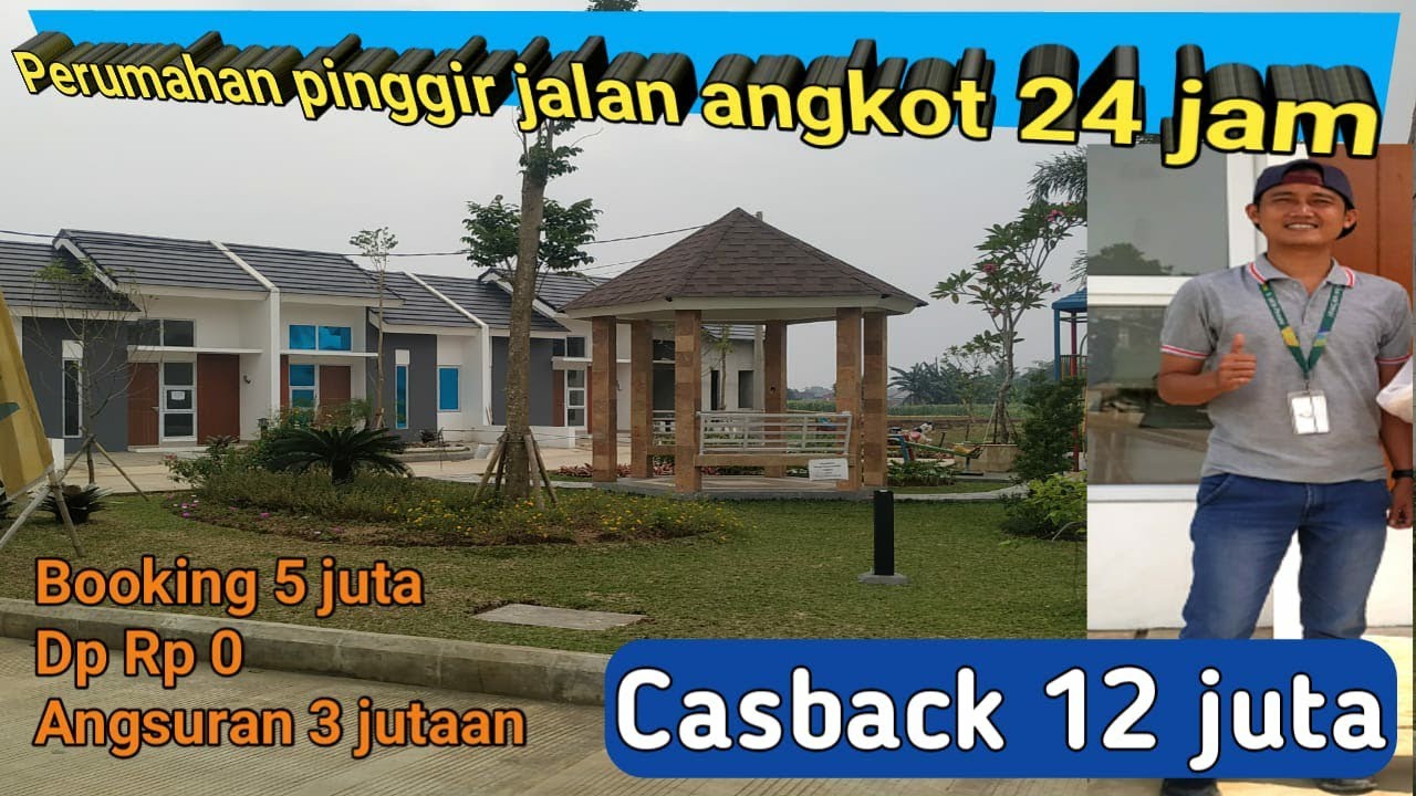RUMAH TANPA DP CASBACK 12 JUTA DI DRAMAGA BOGOR